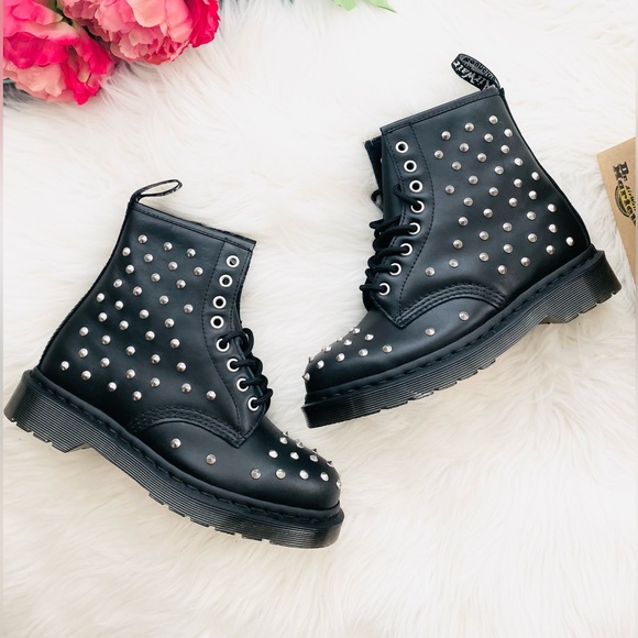 Dr. Martens 1460 Studded Boots - Picture 2 of 9